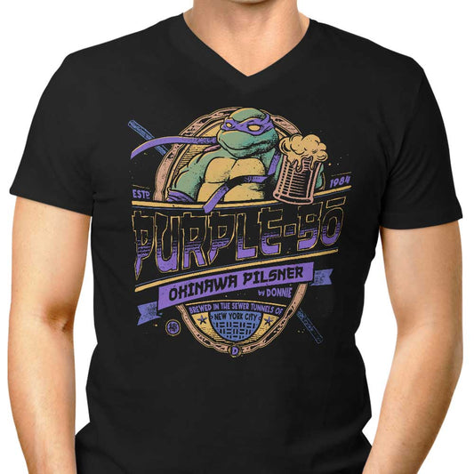 Purple Bo - Men's V-Neck