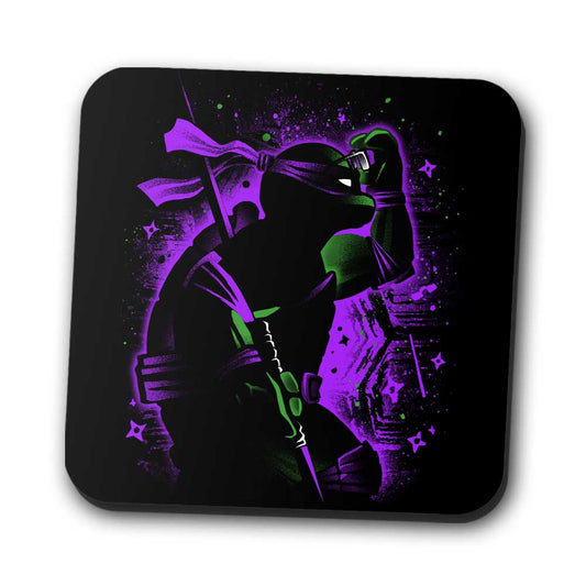 Purple Intellectual Ninja - Coasters