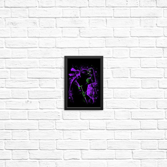 Purple Intellectual Ninja - Posters & Prints