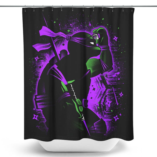 Purple Intellectual Ninja - Shower Curtain