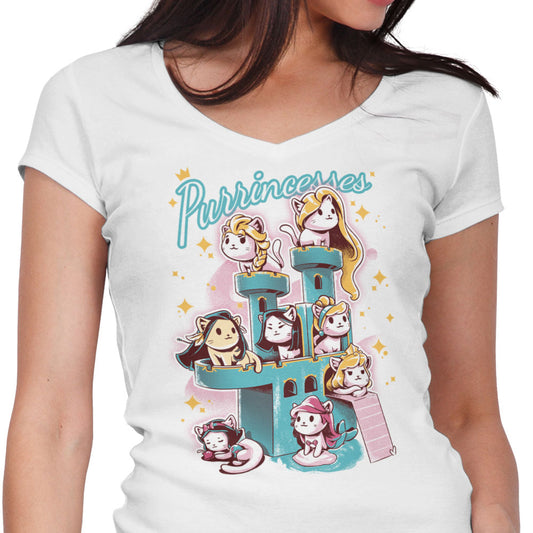 Purrincesses - Women's V-Neck
