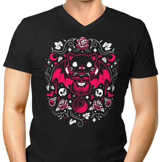 Purrs of Darkness - Men's V-Neck