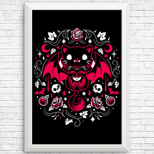 Purrs of Darkness - Posters & Prints