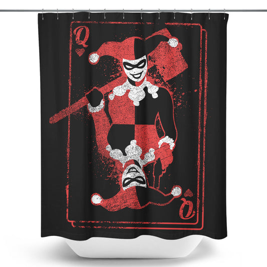 Quinn of Hearts - Shower Curtain