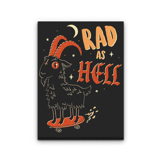 Rad as Hell - Canvas Print