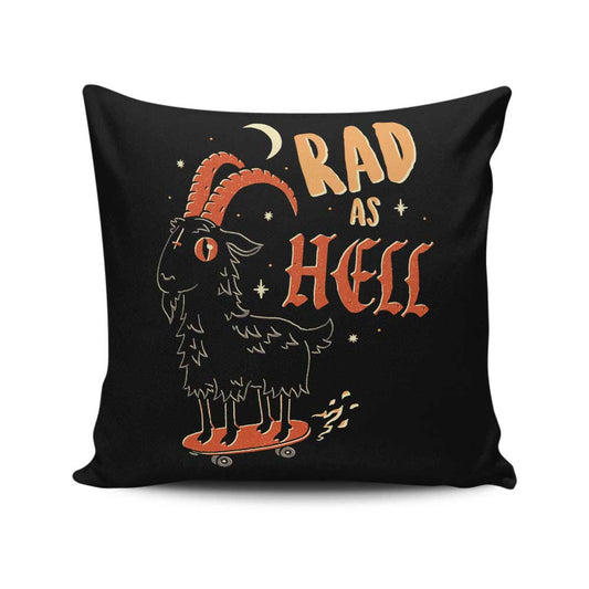 Rad as Hell - Throw Pillow