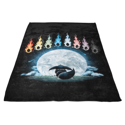 Rainbow Stones - Fleece Blanket
