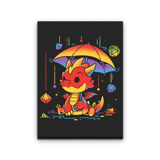 Rainy Dice Day - Canvas Print
