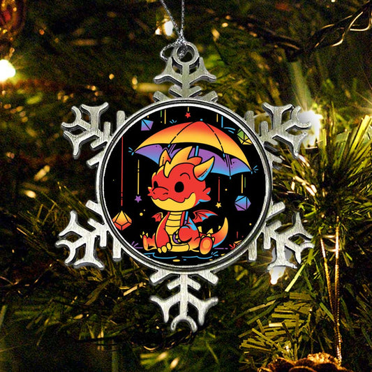 Rainy Dice Day - Ornament