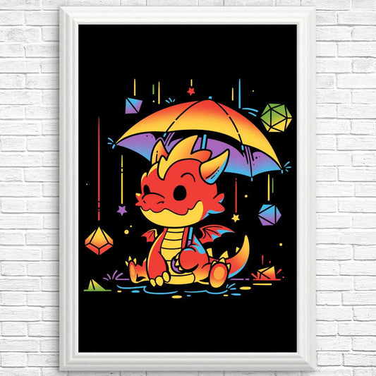 Rainy Dice Day - Posters & Prints