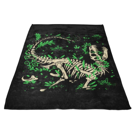Raptor Fossils - Fleece Blanket