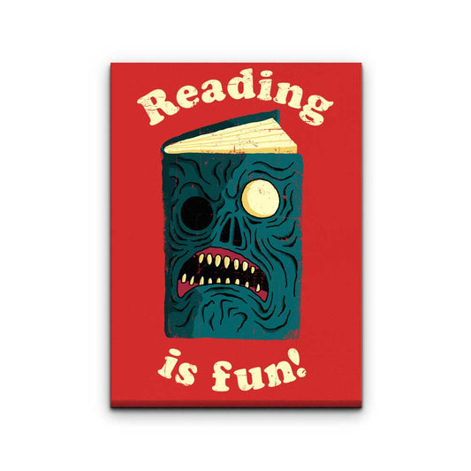 Reading is Fun - Canvas Print