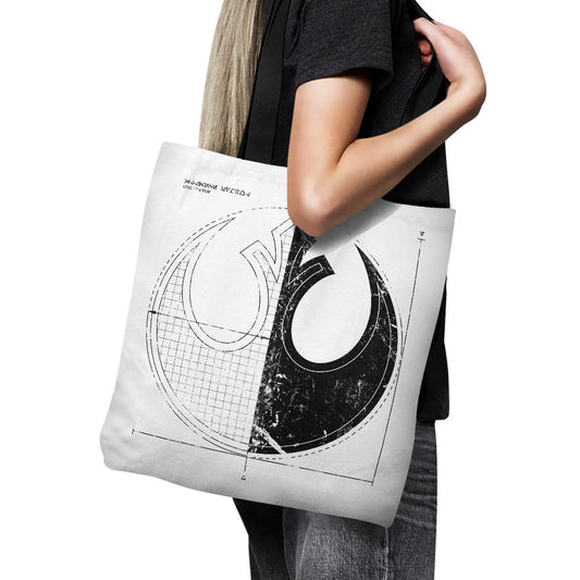 Rebellion Blueprint (Alt) - Tote Bag