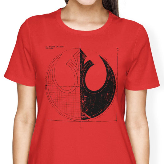 Rebellion Blueprint (Alt) - Women's Apparel