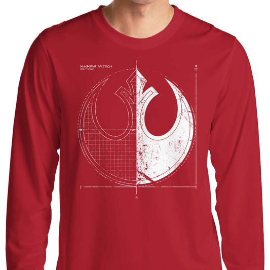 Rebellion Blueprint - Long Sleeve T-Shirt