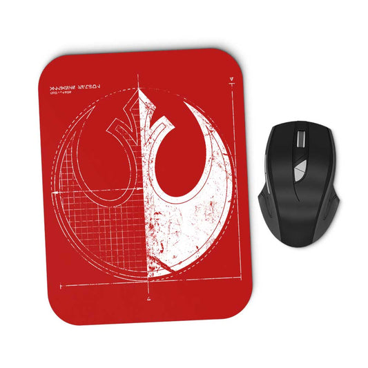 Rebellion Blueprint - Mousepad