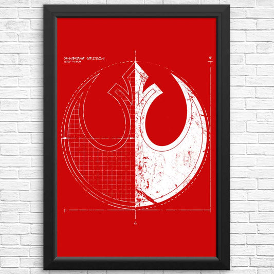 Rebellion Blueprint - Posters & Prints