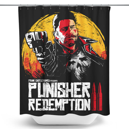 Red Castle Redemption - Shower Curtain