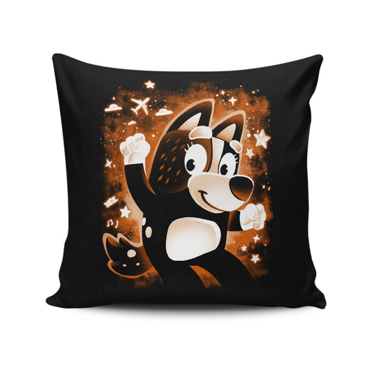 Red Dog Mom - Throw Pillow