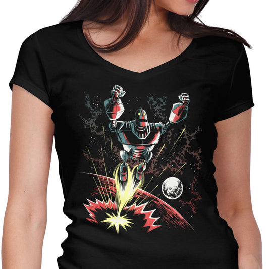 Retro Giant - Women's V-Neck