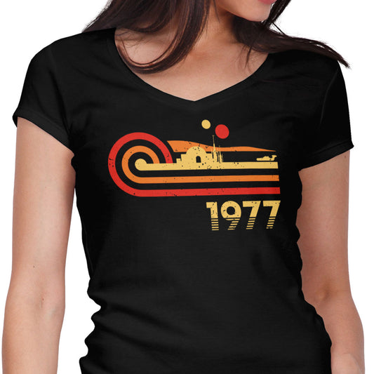 Retro Hope - Women's V-Neck