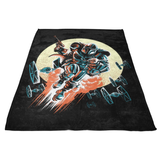 Retro Mando - Fleece Blanket