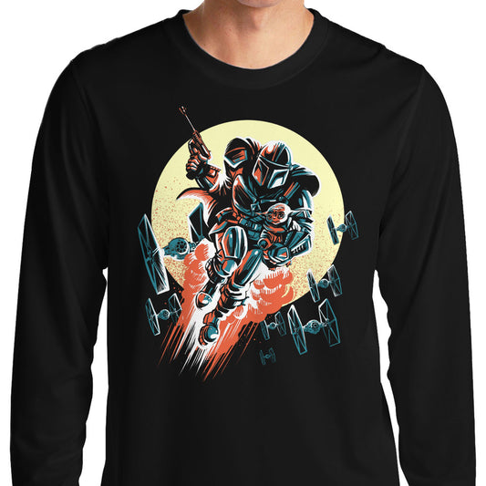 Retro Mando - Long Sleeve T-Shirt