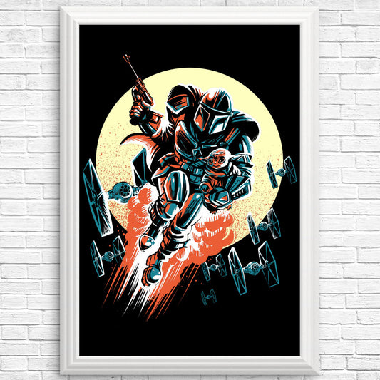 Retro Mando - Posters & Prints
