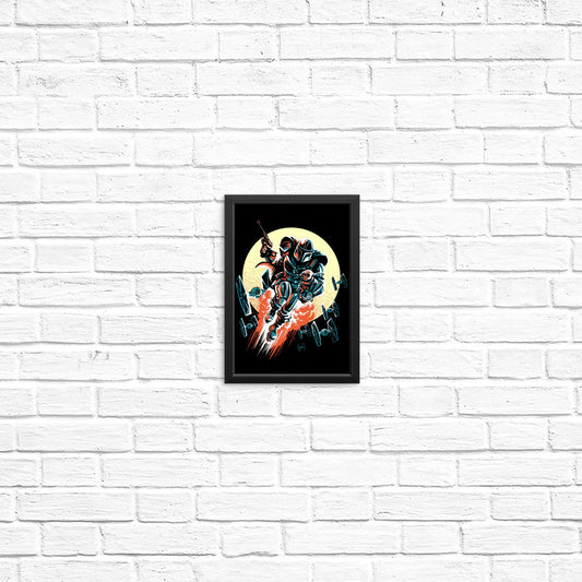 Retro Mando - Posters & Prints