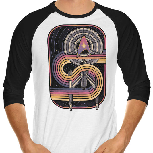 Retro Voyage - 3/4 Sleeve Raglan T-Shirt