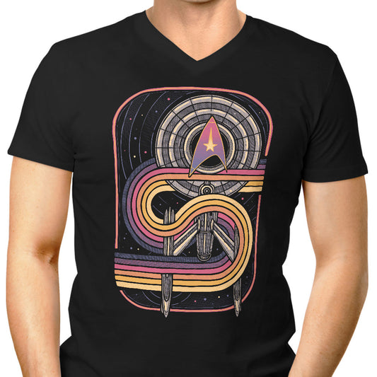 Retro Voyage - Men's V-Neck