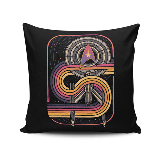Retro Voyage - Throw Pillow
