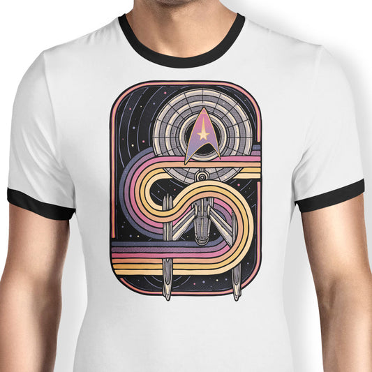 Retro Voyage - Ringer T-Shirt