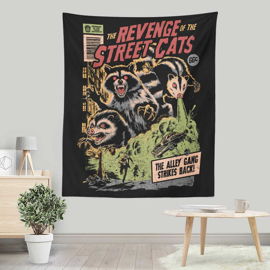 Revenge of the Street Cats - Wall Tapestry
