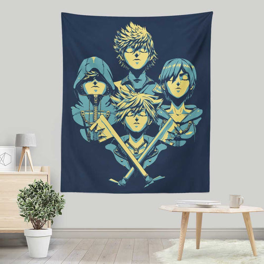 Rhapsody Hearts - Wall Tapestry