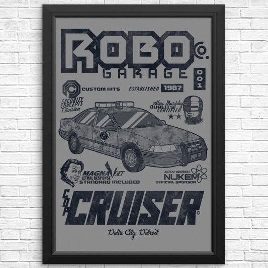 Robo Garage - Posters & Prints