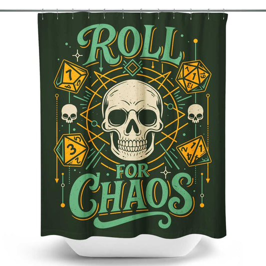 Roll for Chaos - Shower Curtain