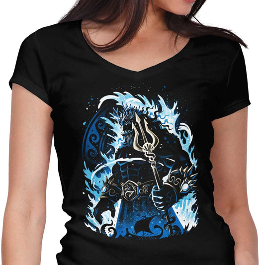 Ruler of the Deep - Women's V-Neck