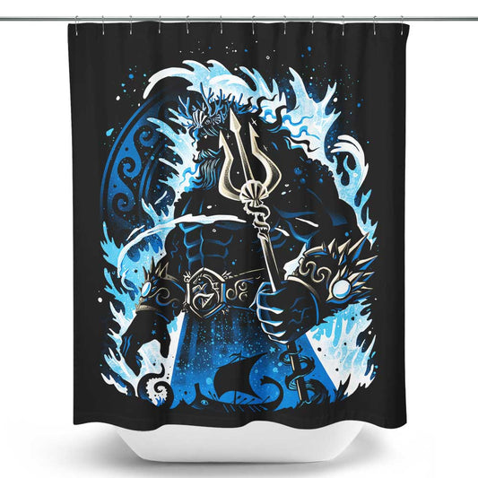 Ruler of the Deep - Shower Curtain