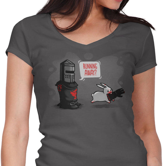 Running Away - Women's V-Neck
