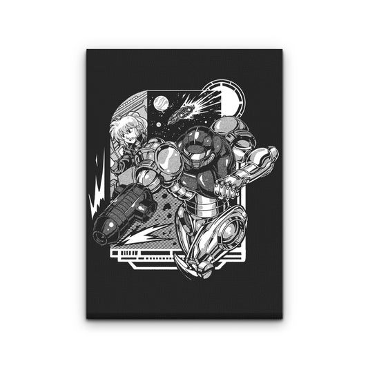 Running in Space - Canvas Print