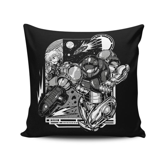 Running in Space - Throw Pillow