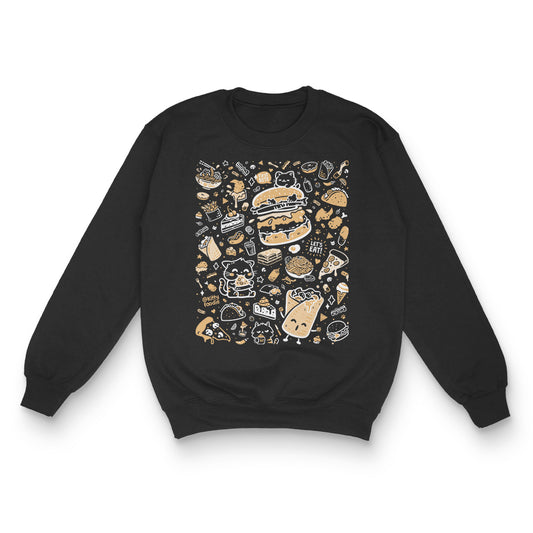 Kitty Foodie Doodle - Sweatshirt