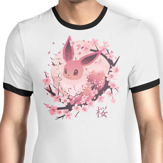 Sakura Eevee - Ringer T-Shirt
