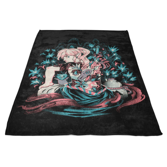 Samurai of Time - Fleece Blanket