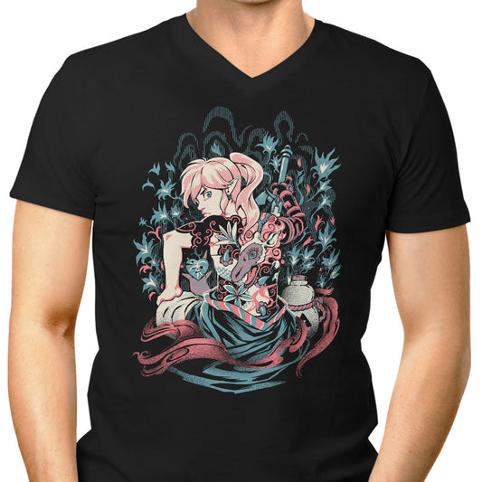 Samurai of Time - Men's V-Neck