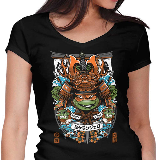 Samurai Partier - Women's V-Neck