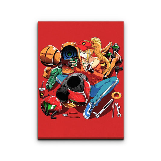 Samus Repairing - Canvas Print