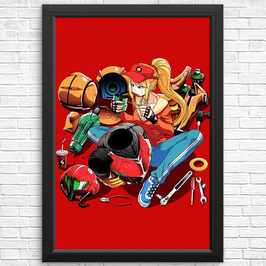Samus Repairing - Posters & Prints