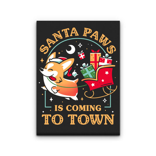 Santa Paws - Canvas Print